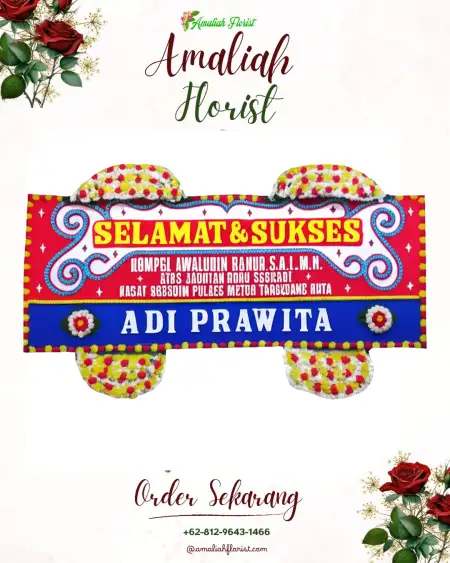 Papan Bunga Ucapan Selamat Perak Utara